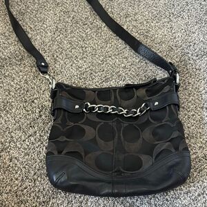 Coach Signature black Crossbody Bag